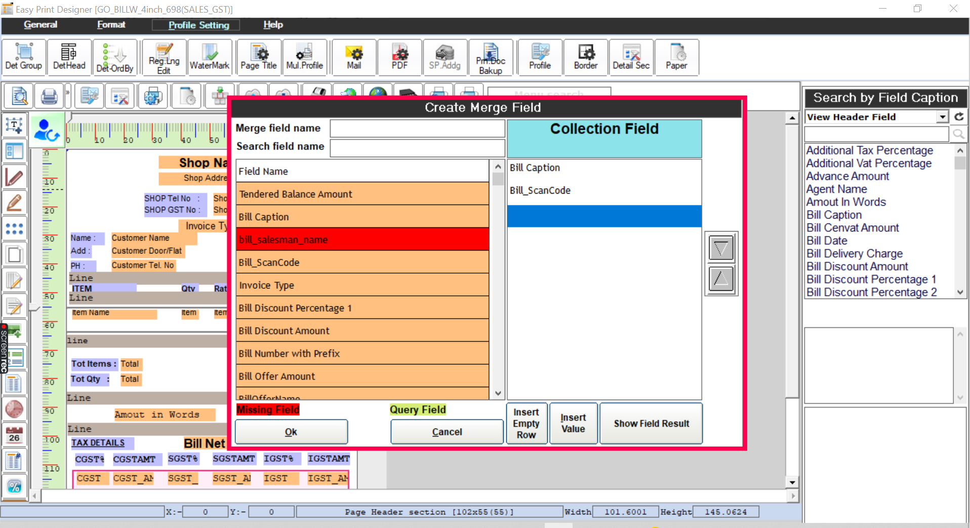 Now create two Function Field and merge them by adding them in Collection Field